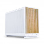 Vỏ Case Lian Li A3-mATX Wood Edition White