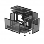 Vỏ Case DeepCool CH260 mATX Black