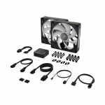 Bộ 2 Fancase Corsair iCUE LINK RX140 MAX RGB 140mm PWM Thick Fans Starter Kit