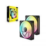 Bộ 2 Fancase Corsair iCUE LINK LX140 RGB 140mm PWM Starter Kit
