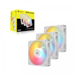 Bộ 3 Fancase Corsair RS120-R ARGB 120mm PWM Reverse Fans White