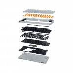 Bàn phím cơ Razer BlackWidow V4 75% Phantom White Edition Razer Mechanical Switch Tactile