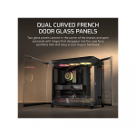 Vỏ Case Corsair AIR 5400 RS-R ARGB Mid-Tower Triple Chamber Black