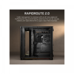 Vỏ Case Corsair AIR 5400 RS-R ARGB Mid-Tower Triple Chamber Black