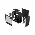 Vỏ Case Fractal Design Focus 2 RGB Black TG Clear Tint ATX