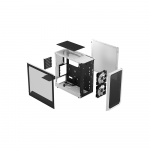 Vỏ Case Fractal Design Focus 2 RGB White TG Clear Tint ATX