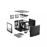 Vỏ Case Fractal Design Node 804 Black Micro-ATX